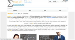 Desktop Screenshot of bookofproofs.org